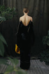 MUTEDANCE 24 Spring/Summer Velvet Embroidered Top MD-MD24SS43-HEI Black